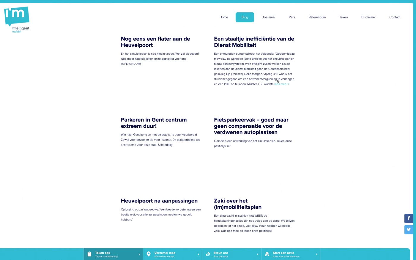 webdesign blogpagina