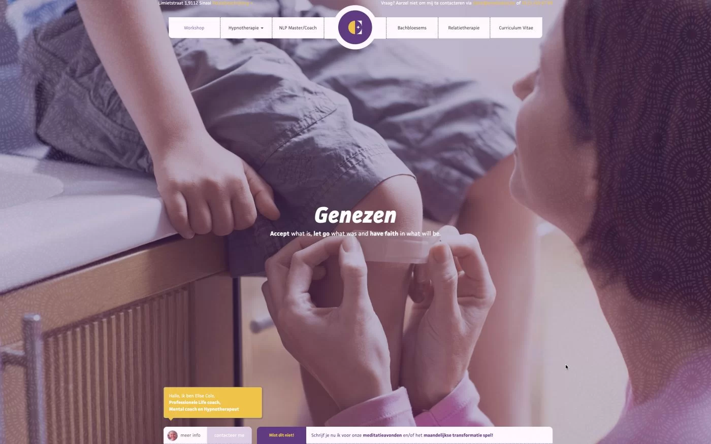 Genezen Header afbeelding Webdesign