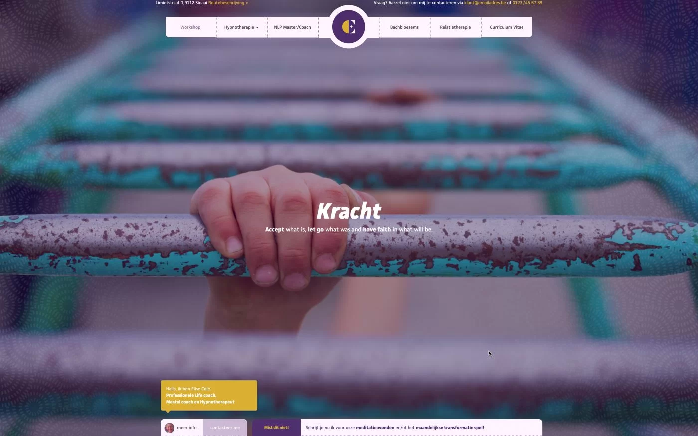 Kracht Header afbeelding Webdesign