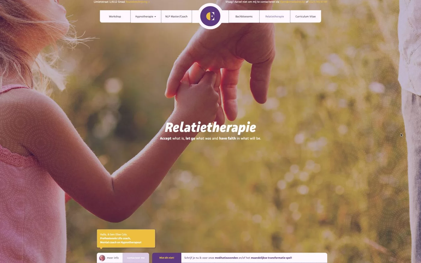 Relatietherapie Header afbeelding Webdesign