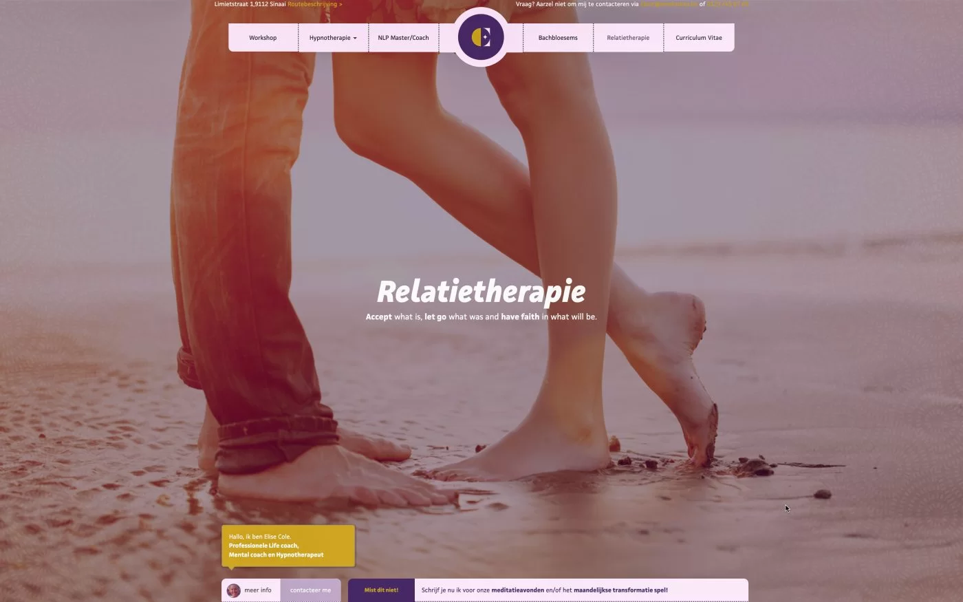 Relatietherapie Header afbeelding Webdesign