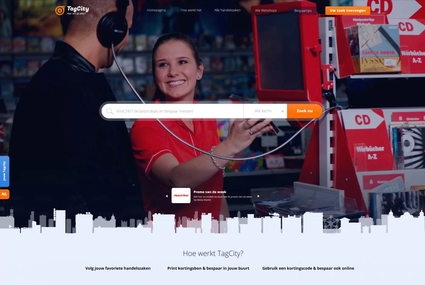 webdesign homepage take-over media markt