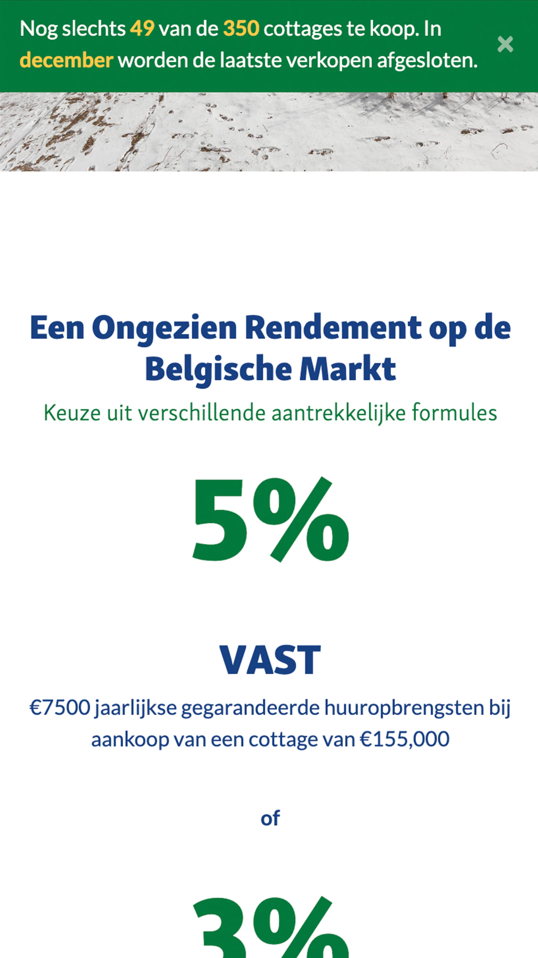 Opbrengst Screenshot mobiel Facebook Reclame Campagne website