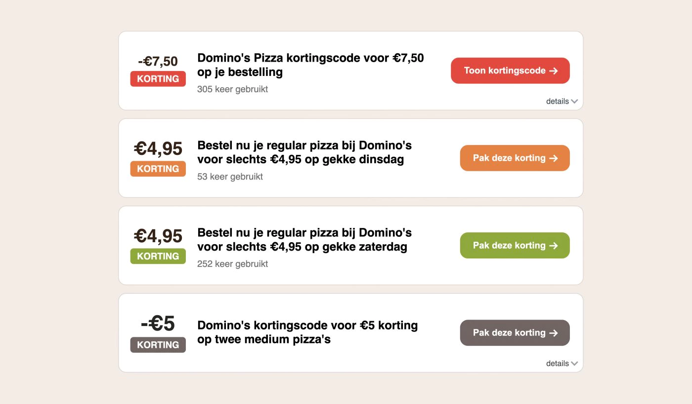 User Interface design element