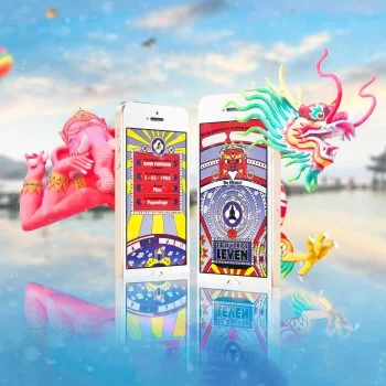 Het Levenswiel een op Buddhism geïnspireerd design