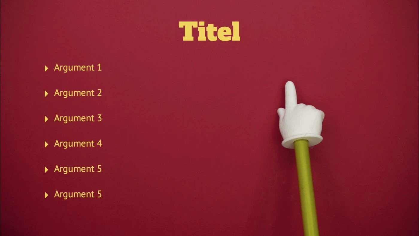 presentatie template slide