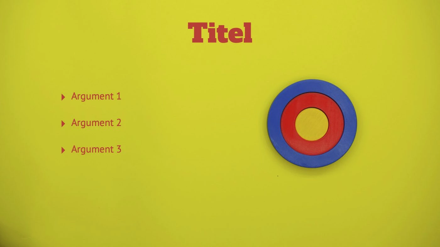 presentatie template slide