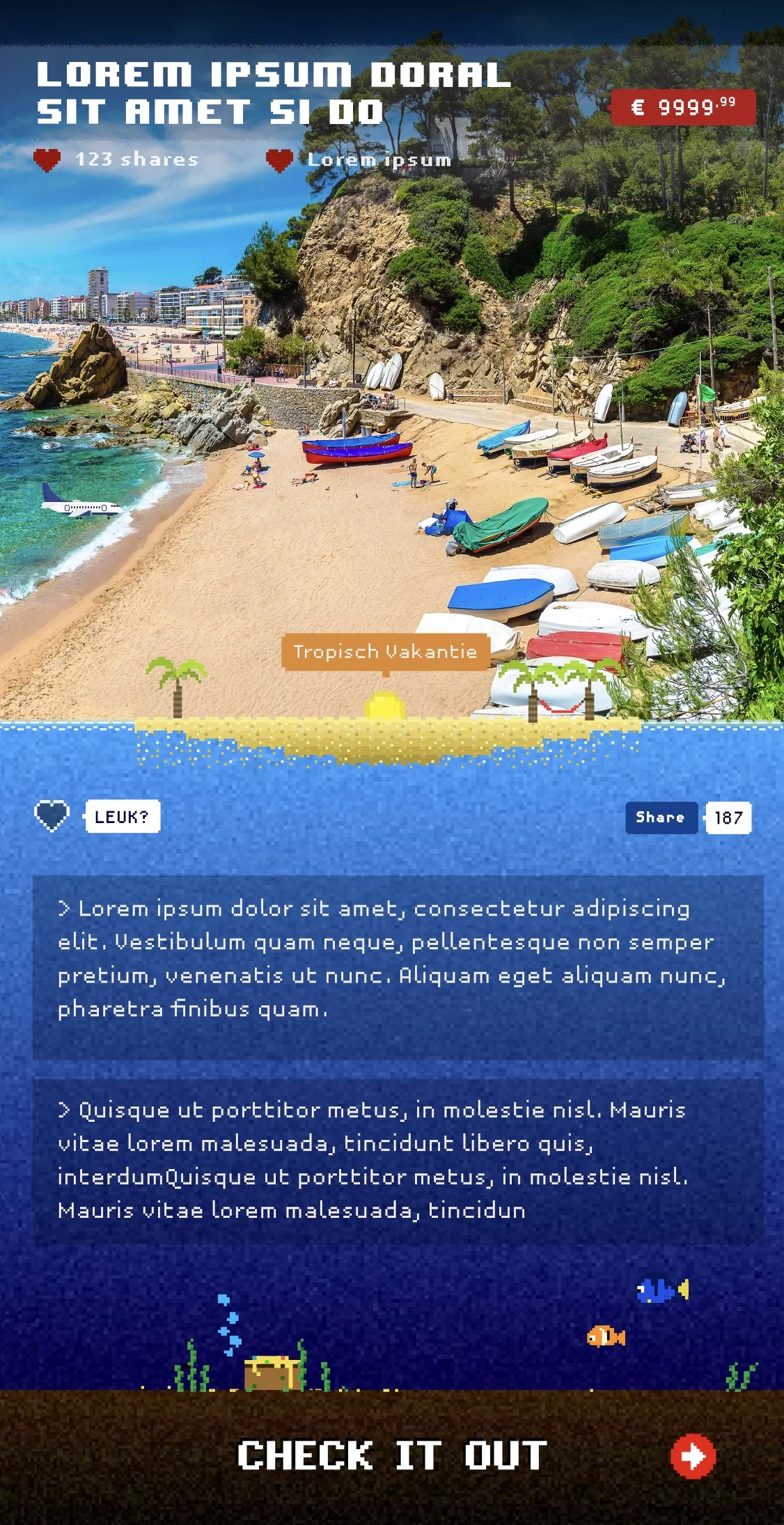 travel inspired pixel art