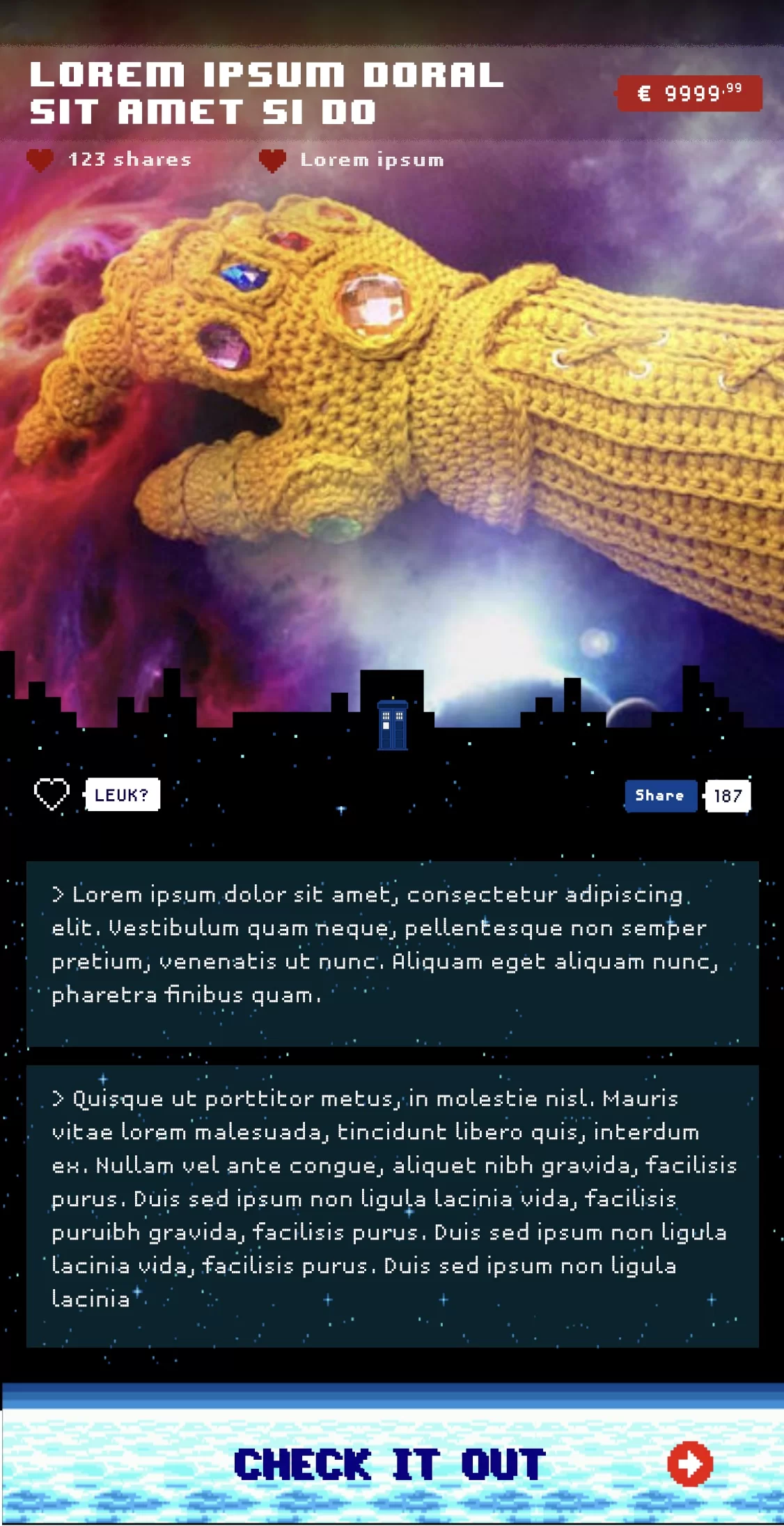 science fiction inspired pixel art