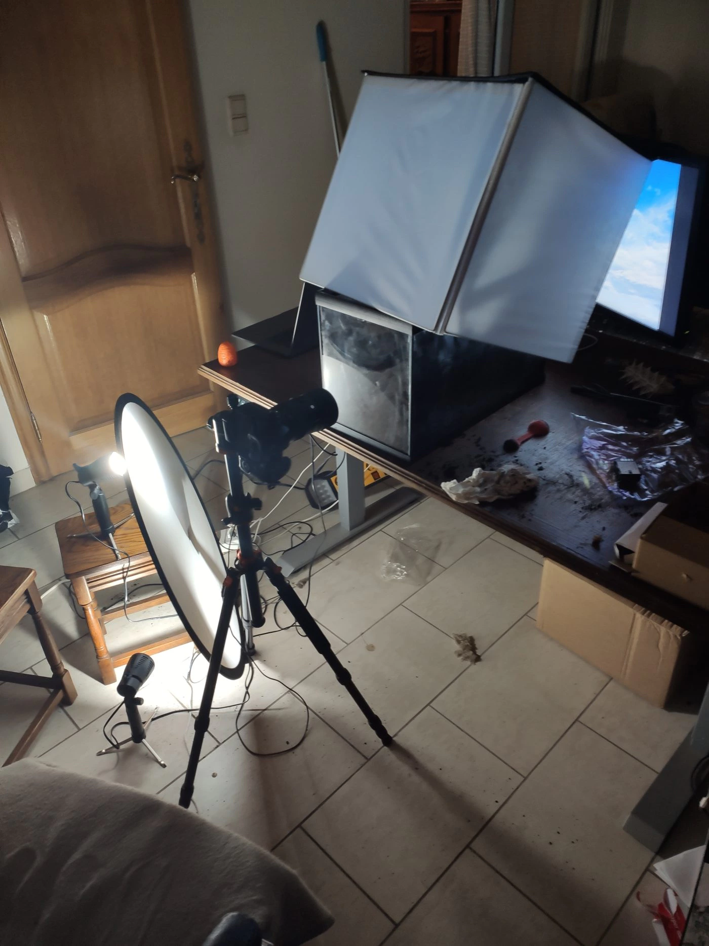 Behind de scenes 3D print en ontwerp proces, wortel