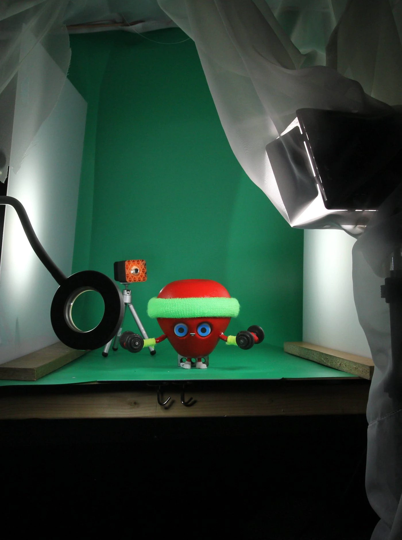 Behind de scenes fotografie project appel