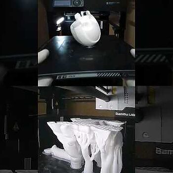 10 Hours of 3D Printing in 10 seconds
