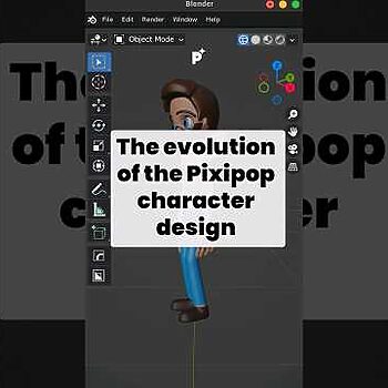 De evolutie van Pixipop: 3D-karakterontwerp Editie 2023
