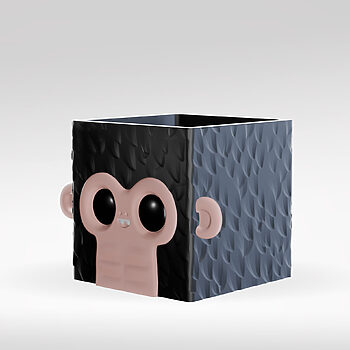 Pixel Gorilla Box (3D print STL)